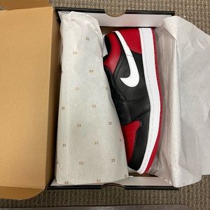 NIKE Air Jordan 1 Low “Alternate BRED Toe” BRAND NEW Men’s Size 13 553558-052